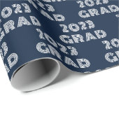 Blue 2023 Grad Geschenkpapier (Rolleneckpunkt)
