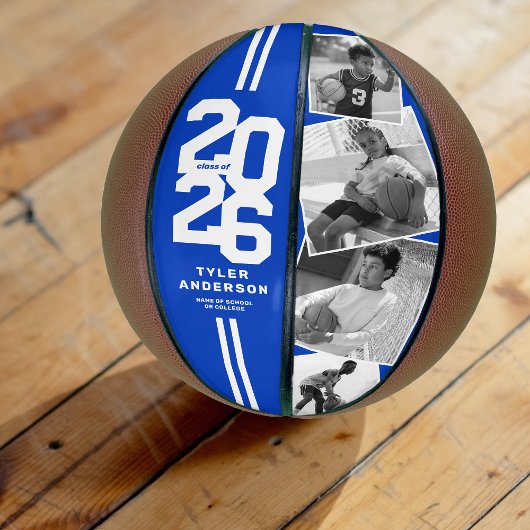 Blue 2025 Abschluss Senior 4 Foto Basketball