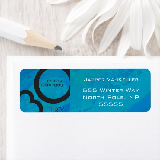 Blue 30 Decade Geburtstag (Insitu)