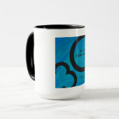 Blue 30 Decade Geburtstag Tasse (Vorderseite Links)