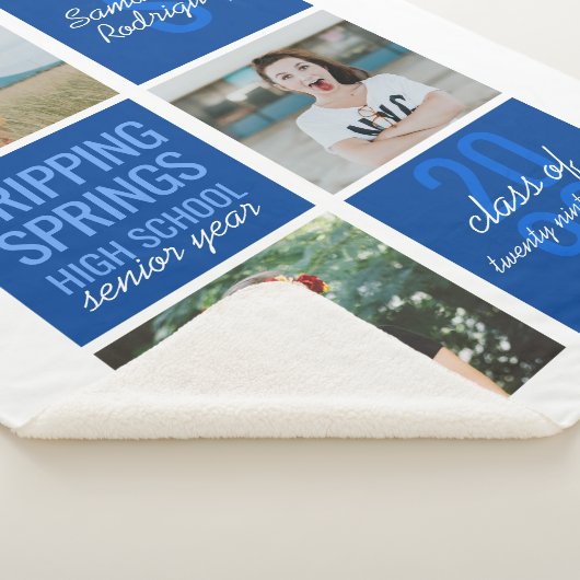 Blue 3-Foto Fun Boxes Class Year Sherpadecke (3/4)