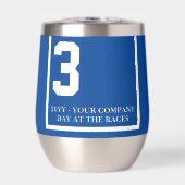 Blue 3 Personalisiert Derby Race (Vorderseite)