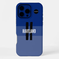 Blue 3 Töne Personalisiert Handy Fall HAMbWG