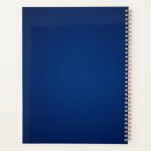 Blue 3D Caduceus Gold Cross Medical Planer (Rückseite)