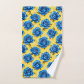 Blue 3d-Rose Badhandtuch Set (Handtuch)