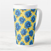 Blue 3d-Rose Milchtasse (Rechte Ecke)