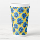 Blue 3d-Rose Milchtasse (Vorderseite)