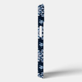 Blue 3d Schneeflocken Case-Mate iPhone Hülle (Rückseite / Rechts)