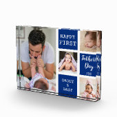 Blue 4 Foto Collage Block des ersten Vaters (Rechts)