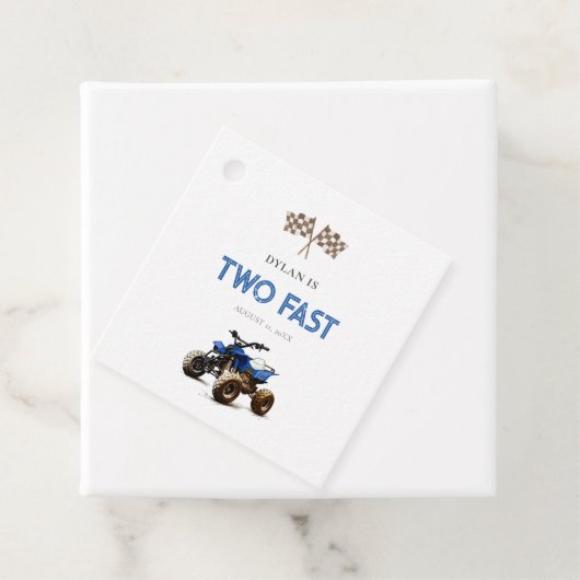 Blue 4 Wheeler Geschenkanhänger (Beispiel)