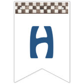 Blue 4 Wheeler Quad Bunting Flags Wimpelkette (Zweite Fahne)