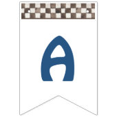 Blue 4 Wheeler Quad Bunting Flags Wimpelkette (Dritte Fahne)