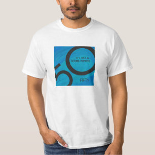Blue 50 Decade Geburtstag T-Shirt
