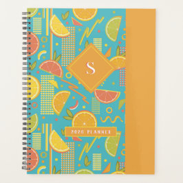 Blue 80's Citrus Fruit Slices Planer