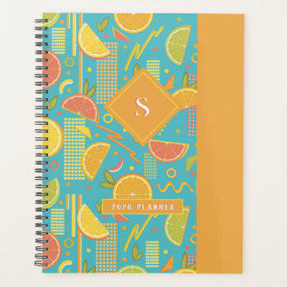 Blue 80's Citrus Fruit Slices Planer