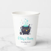 Blue A Baby brütet Halloween Baby Dusche Pappbecher (Rückseite)