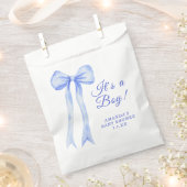 Blue a Bow Es ist eine Boy Baby Dusche Geschenktütchen (Ausgeschnitten)