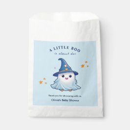 Blue A Little Boo Halloween Baby Shower Geschenktütchen