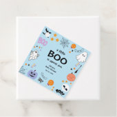 Blue A Little Boo Niedlich Ghost Halloween Kinderd Geschenkanhänger (Beispiel)