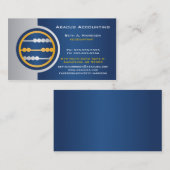 Blue Abacus Accounting Business Cards Visitenkarte (Vorne/Hinten)