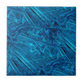 Blue Abalone Paua Fraktal Mutter von Pearl Look Fliese (Vorderseite)