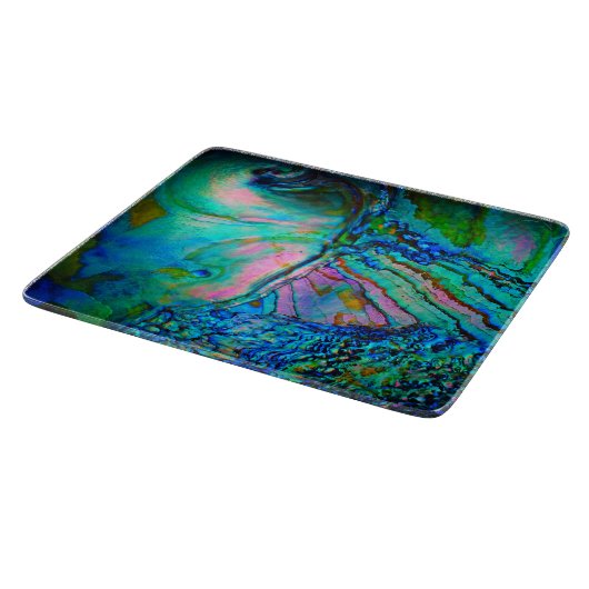Blue Abalone Shell Schneidebrett (Ecke)