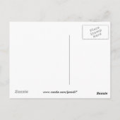 Blue ABC`s Postkarte (Rückseite)