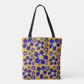Blue Abend Primrose Design Tasche (Rückseite)