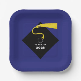 Blue Abschluss 2025 Party Pappteller