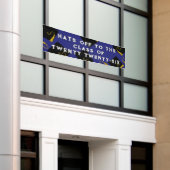 Blue Abschluss Class 2025 Banner (Äußeres Gebäude)