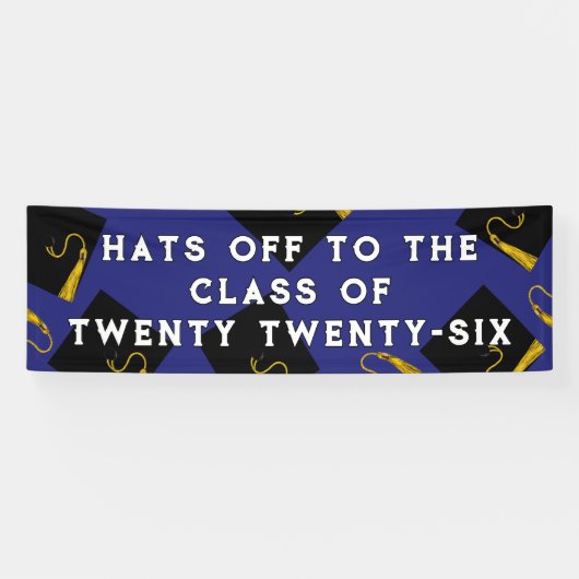 Blue Abschluss Class 2025 Banner (Horizontal)