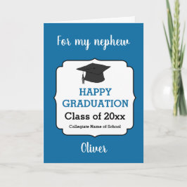 Blue Abschluss Class 2025 Karte