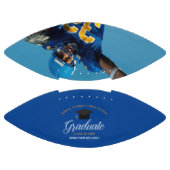 Blue Abschluss Custom School 2025 Graduate Foto Football (Paneele)