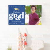 Blue Abschluss Foto Gold Kappe fett modern schlich Banner (Insitu)