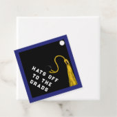 Blue Abschluss Glückwunschs Geschenkanhänger (Beispiel)