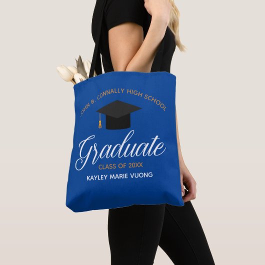 Blue Abschluss Personalisiert 2023 Graduate Gift Tasche (Von Nahem)