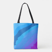 Blue abstract art tasche (Rückseite)