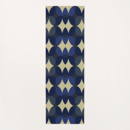 Blue abstract design stylish yoga mat yogamatte