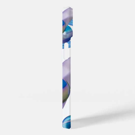 Blue Abstract Designs Mobile Lovers Case-Mate iPhone Hülle (Rückseite / Rechts)