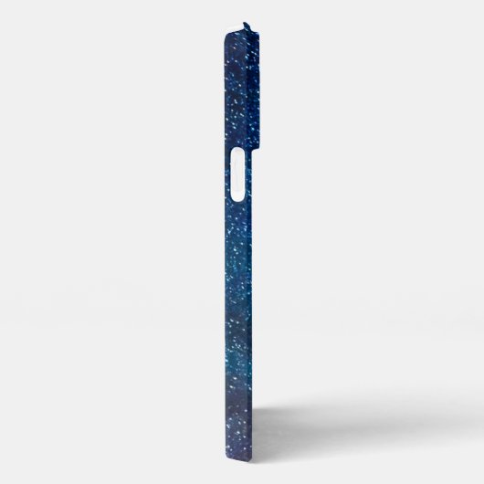 Blue Abstract Motivational iPhone 13 Pro Max Case Hülle (Rechte Seite)