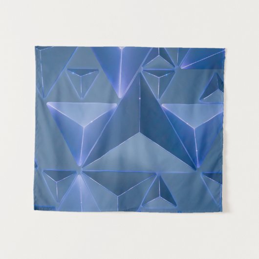 Blue abstract wallpaper wandteppich (Vorderseite (Horizontal))