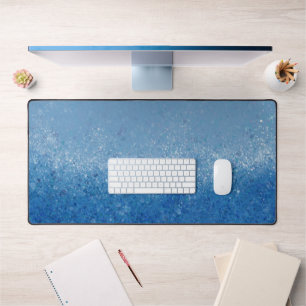 Blue Abstrakt Art Desk Mat Schreibtischunterlage