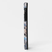 Blue Abstrakt Collage Mobile Case (Hinten/Links)