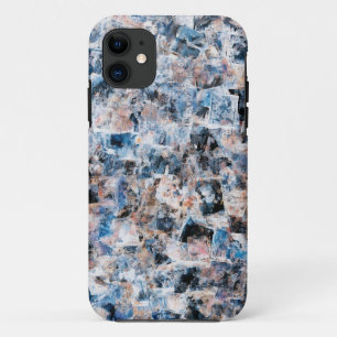 Blue Abstrakt Collage Mobile Case