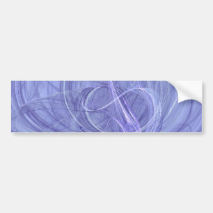 Blue Abstrakt Fraktal Background Autoaufkleber