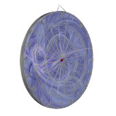 Blue Abstrakt Fraktal Dart Board Dartscheibe (Vorderseite Links)