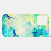 Blue abstrakt Fraktal Hintergrund 3d rendering3d,  Case-Mate iPhone Hülle (Rückseite (Horizontal))