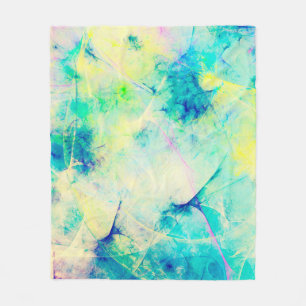 Blue abstrakt Fraktal Hintergrund 3d rendering3d, Fleecedecke