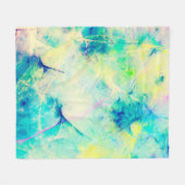 Blue abstrakt Fraktal Hintergrund 3d rendering3d,  Fleecedecke (Vorderseite (Horizontal))