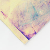 Blue abstrakt Fraktal Hintergrund 3d rendering3d,  Fleecedecke (Ecke)